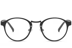 BS0406-0626_Black_Oval_TR90_Glasses_front