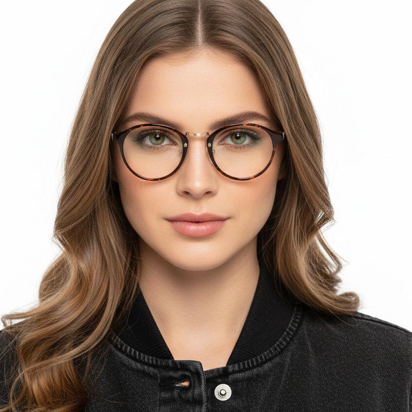BS0406-0627_Tortoiseshell_Oval_TR90_Glasses_model