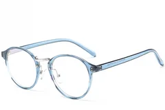 Gafas ovaladas azules TR90 #BS0406-0628