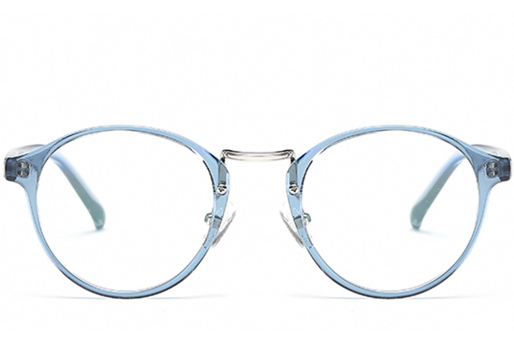 BS0406-0628_Blue_Oval_TR90_Glasses_front