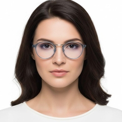 Ovale blaue TR90-Brille #BS0406-0628