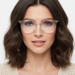 BS0406-0632_Transparent_Oval_TR90_Glasses_model