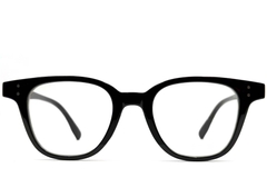 BS0406-0636_Black_Rectangular_TR90_Glasses_front