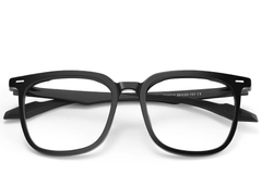 BS0406-0641_Black_Rectangular_TR90_Glasses_front