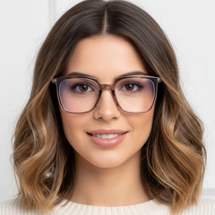 Rectangular Grey TR90 Glasses #BS0406-0647
