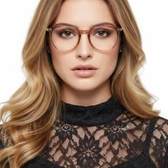BS0406-0651_Brown_Oval_TR90_Glasses_model