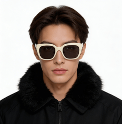 BS0406-0665_White_Rectangular_TR90_Sunglasses_model