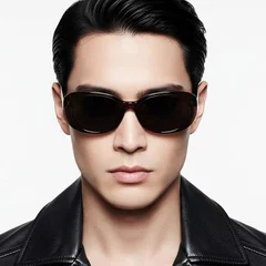 bs0406-0668_brown_oval_tr90_sunglasses_model
