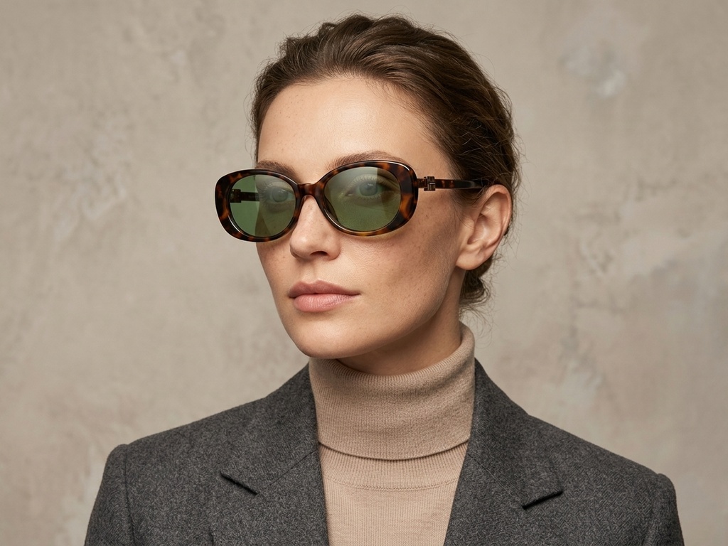 BS0406-0671_Tortoiseshell_Oval_TR90_Sunglasses-tryon_female