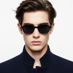 bs0406-0672_black_oval_tr90_sunglasses_model