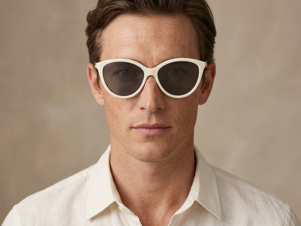 BS0406-0677_White_Oval_TR90_Sunglasses-tryon_male