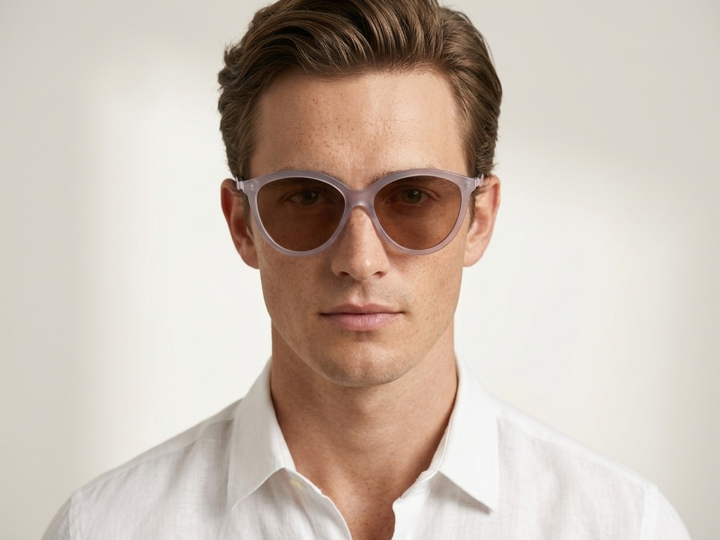 BS0406-0680_Pink_Oval_TR90_Sunglasses-tryon_male