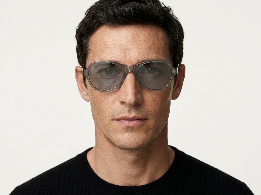 BS0406-0682_Brown_Oval_TR90_Sunglasses-tryon_male