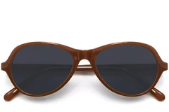 BS0406-0683_Orange_Oval_TR90_Sunglasses_front