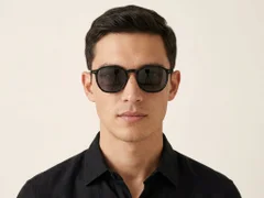BS0406-0686_Black_Geometric_TR90_Sunglasses-tryon_male