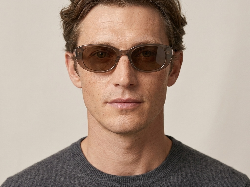 BS0406-0695_Brown_Oval_TR90_Sunglasses-tryon_male