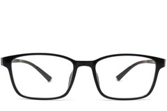 BS0420-0001_Black_Rectangular_TR90_Glasses_front