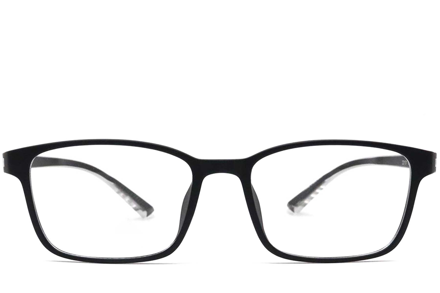 BS0420-0003_Transparent_Rectangular_TR90_Glasses_front