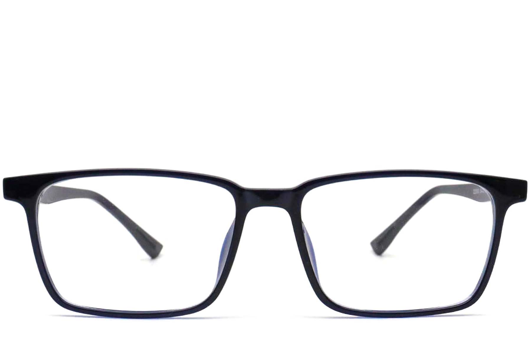 BS0420-0014_Blue_Rectangular_TR90_Glasses_front
