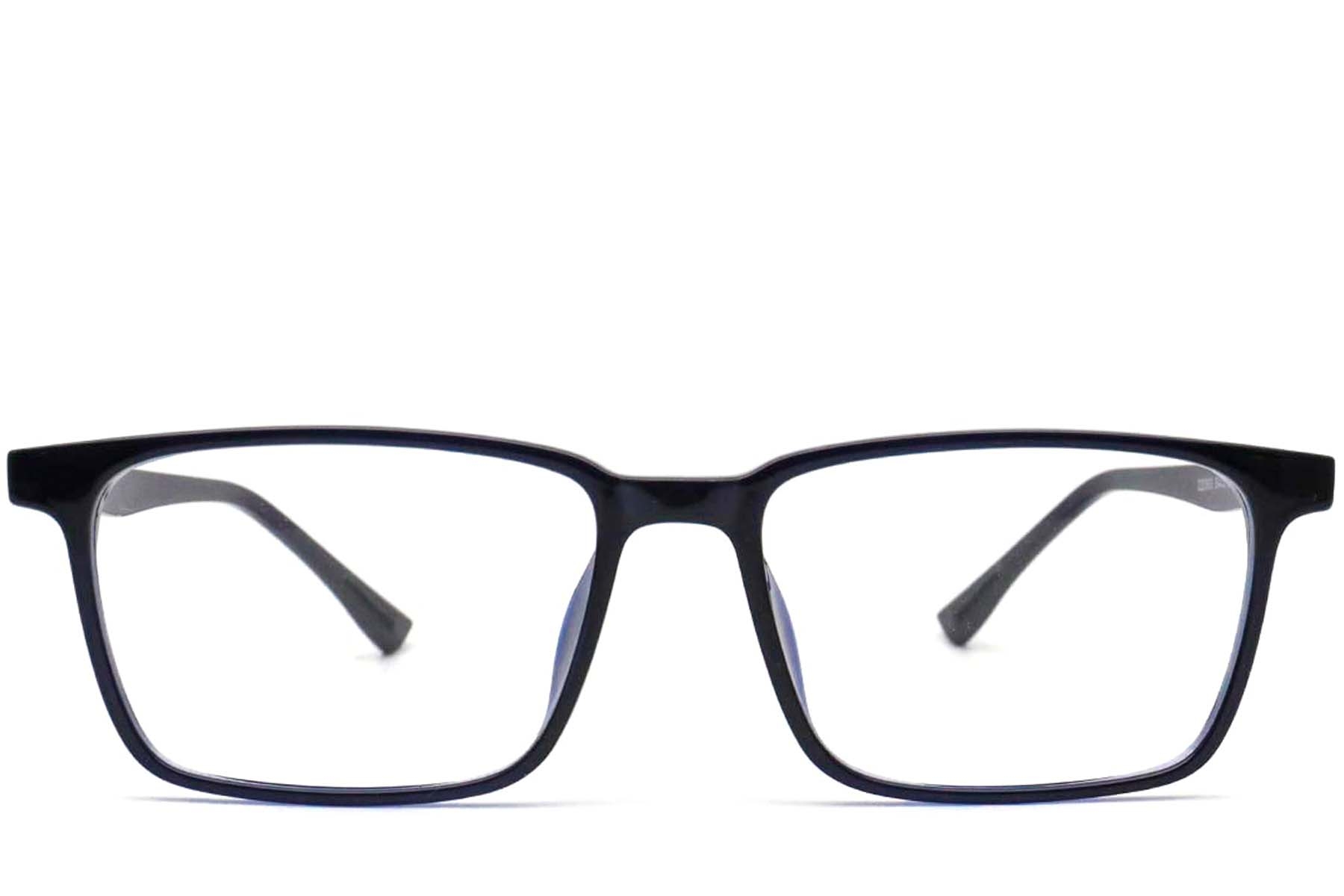 BS0420-0014_Blue_Rectangular_TR90_Glasses_front