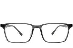 BS0420-0017_Grey_Rectangular_TR90_Glasses_front