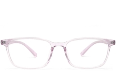 BS0420-0021_Rectangular_Pink_TR90_Glasses_front