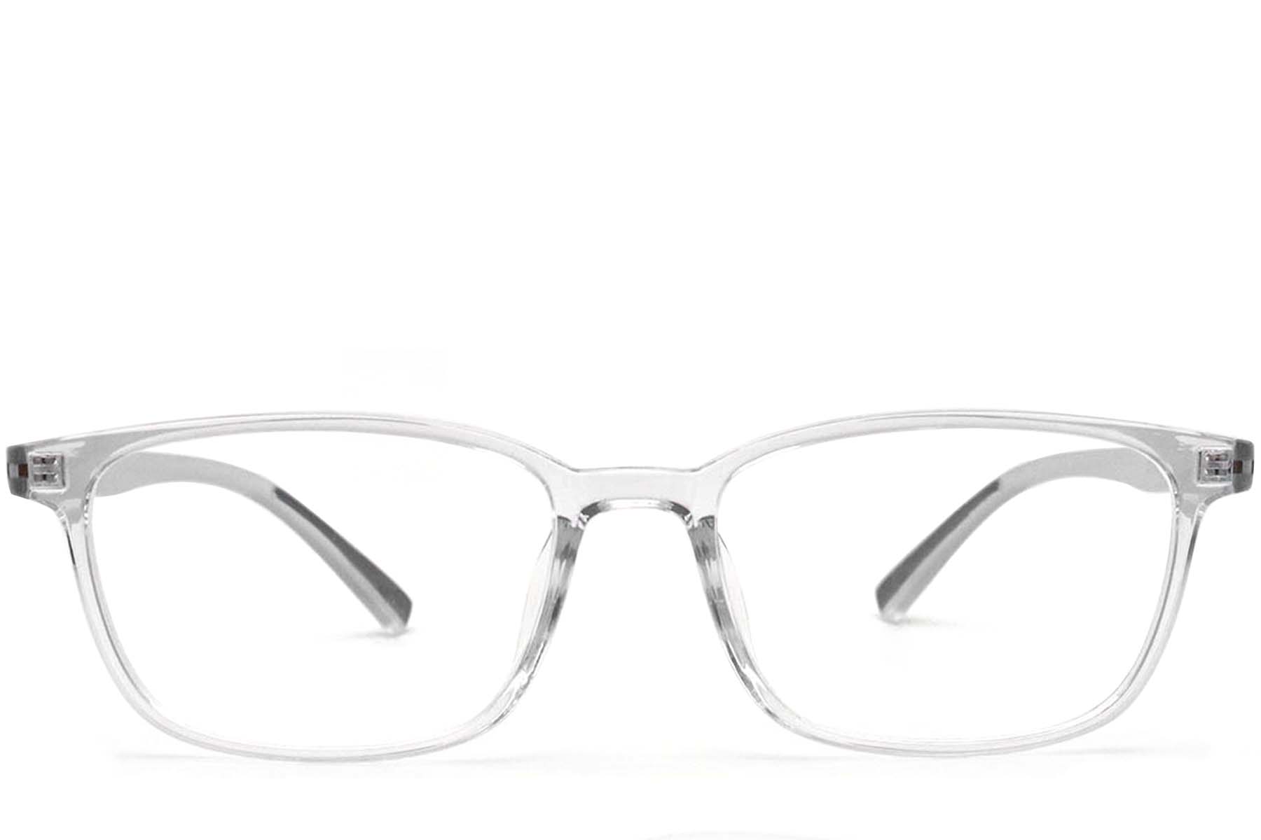 BS0420-0022_Grey_Rectangular_TR90_Glasses_front