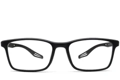 BS0420-0024_Black_Rectangular_TR90_Glasses_front