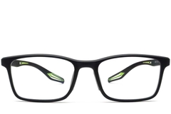 BS0420-0025_Green_Rectangular_TR90_Glasses_front