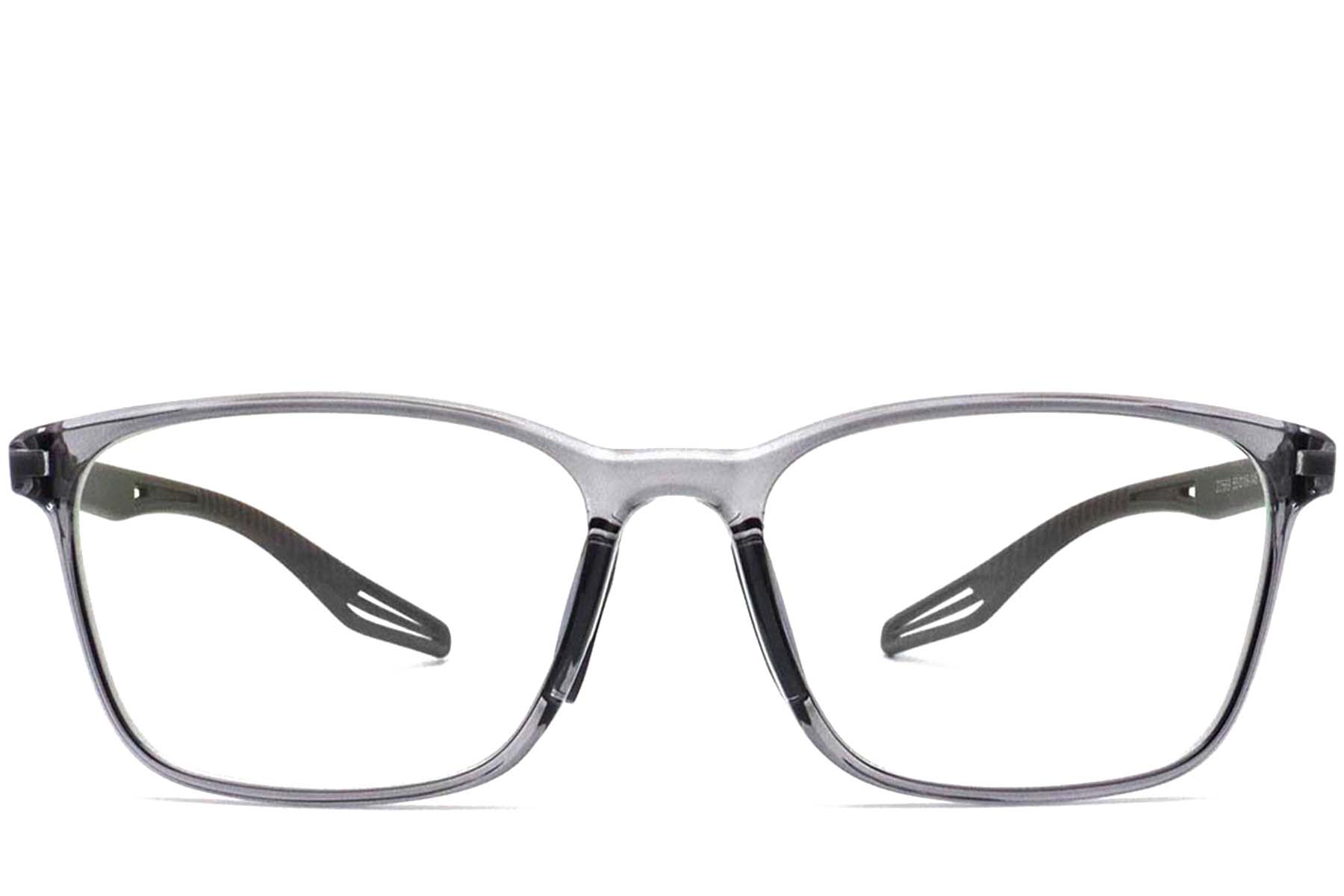 BS0420-0033_Grey_Rectangular_TR90_Glasses_front