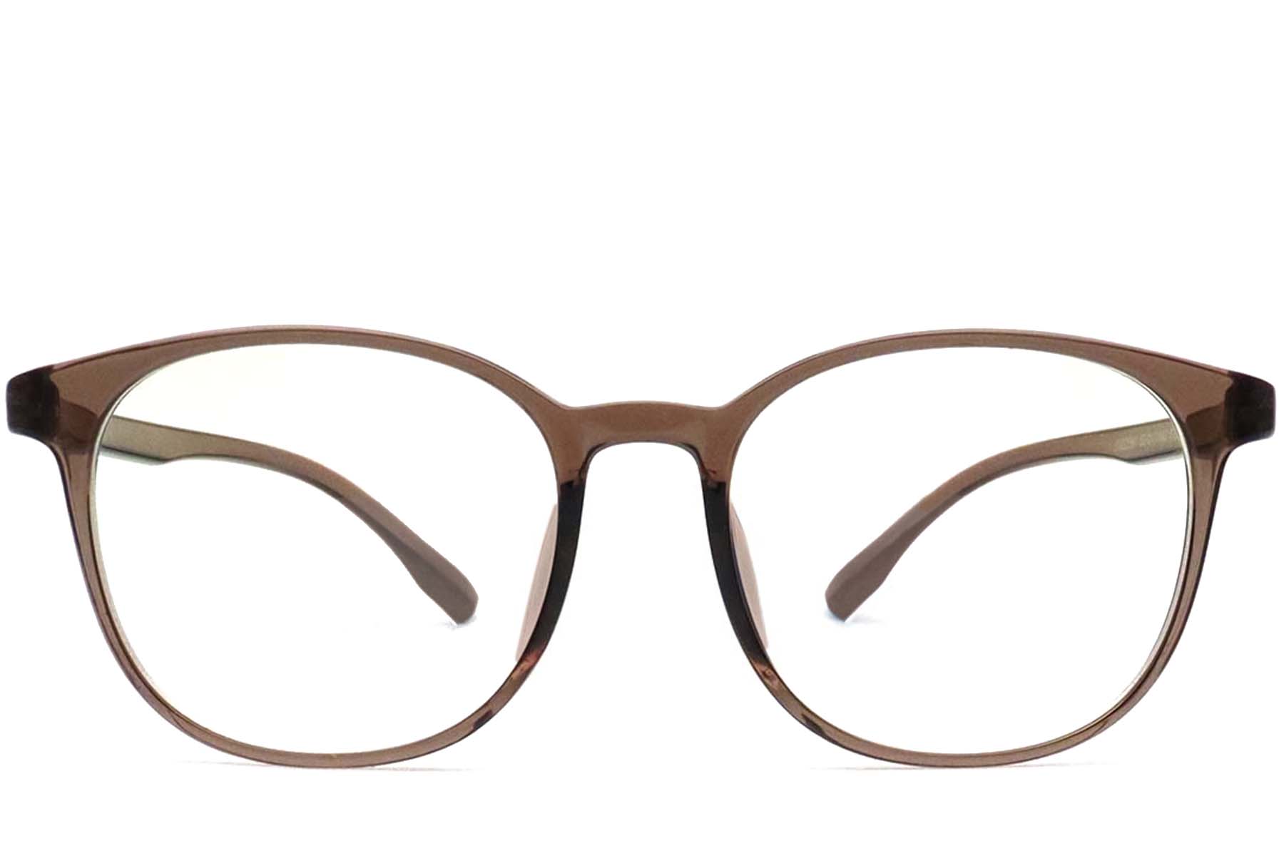 BS0420-0035_Brown_Oval_TR90_Glasses_front