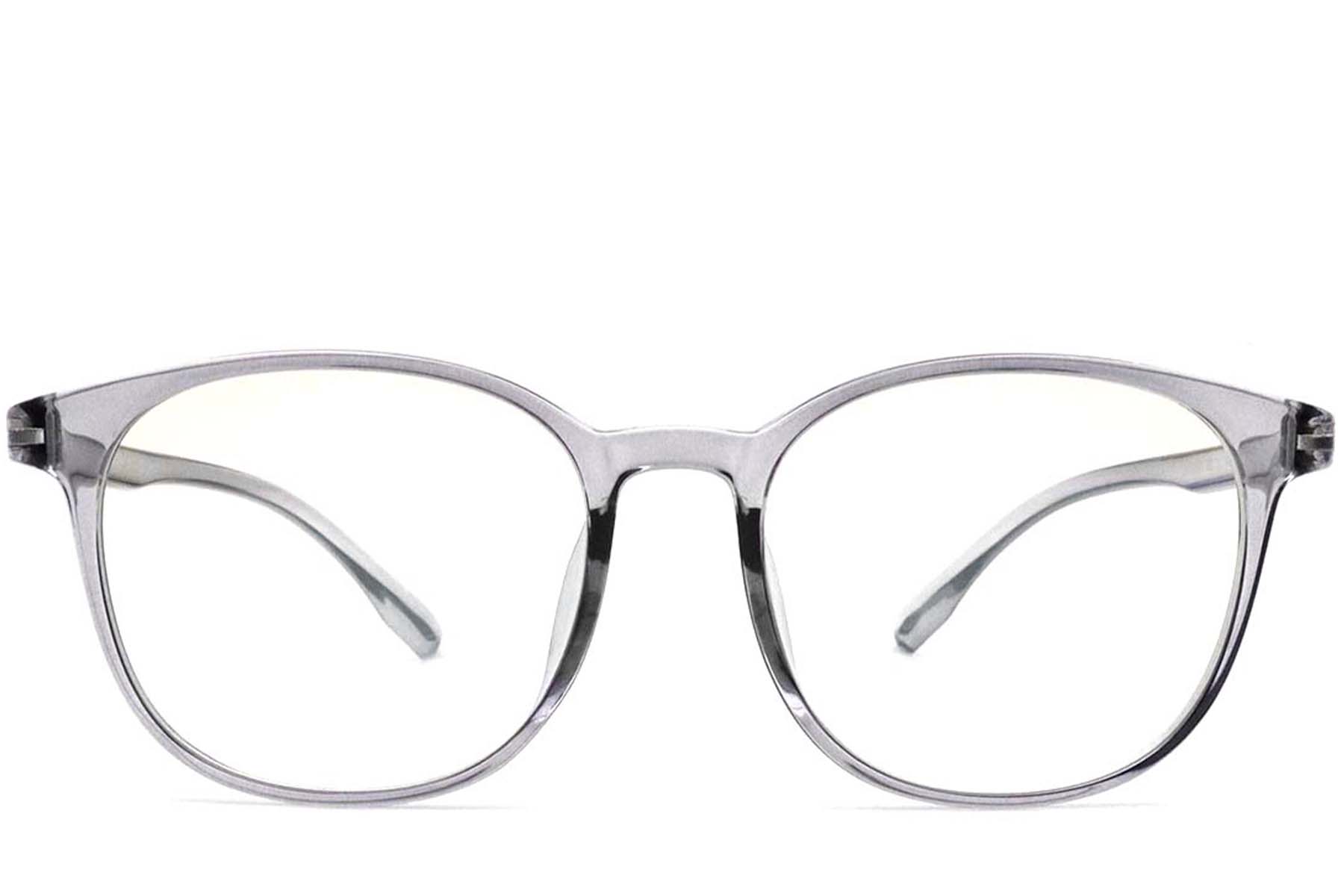 BS0420-0037_Grey_Oval_TR90_Glasses_front