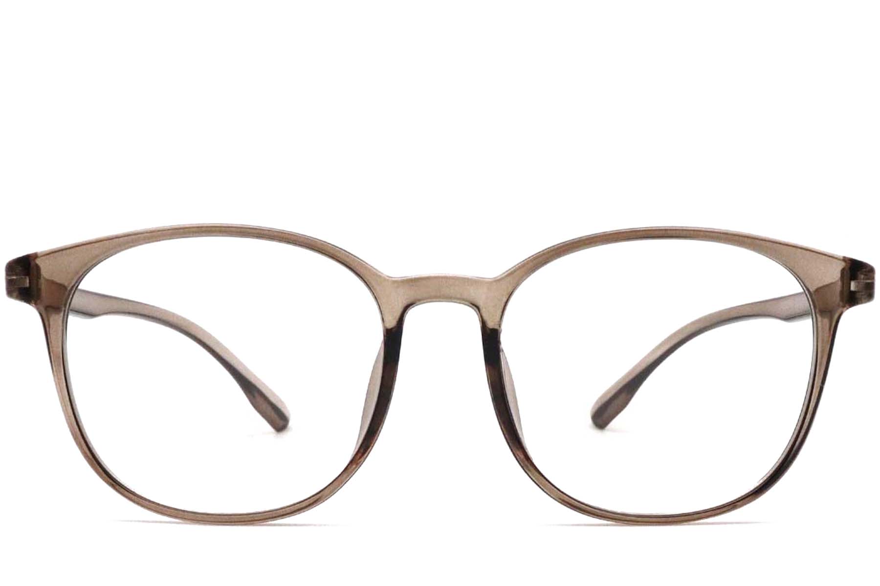 BS0420-0039_Brown_Oval_TR90_Glasses_front