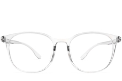 BS0420-0040_Transparent_Oval_TR90_Glasses_front
