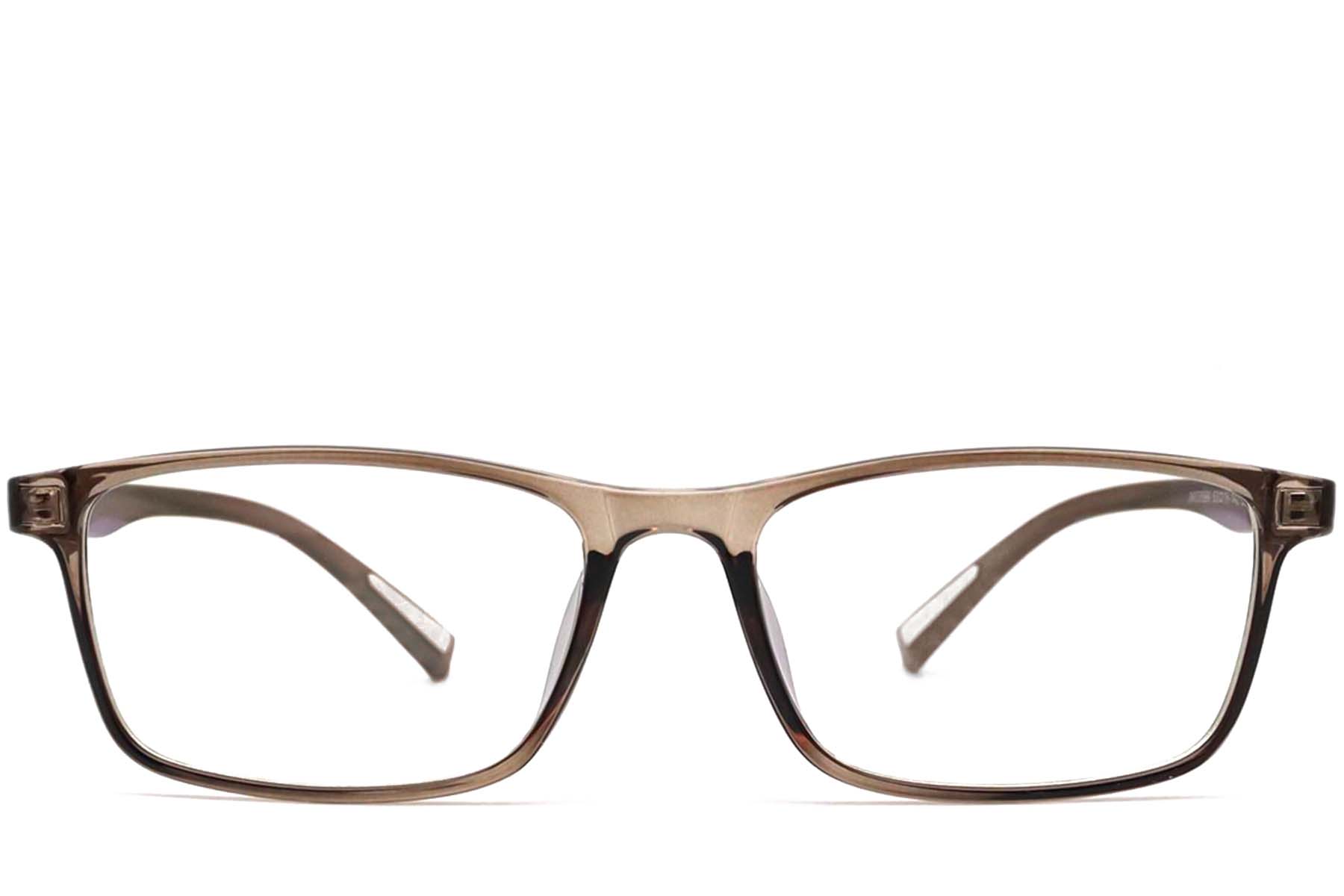 BS0420-0042_Brown_Rectangular_TR90_Glasses_front