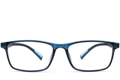 BS0420-0043_Blue_Rectangular_TR90_Glasses_front