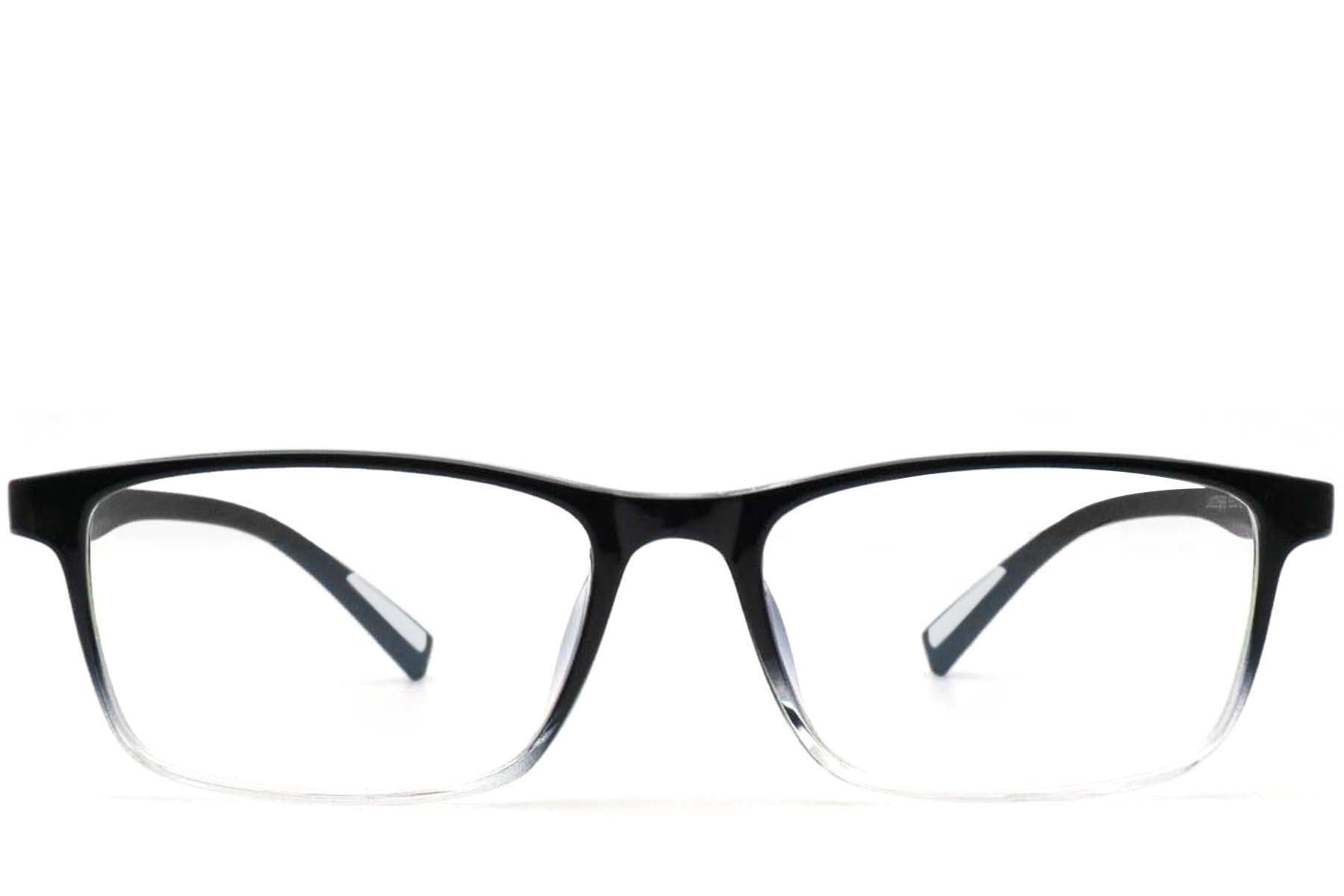 BS0420-0044_Transparent_Rectangular_TR90_Glasses_front