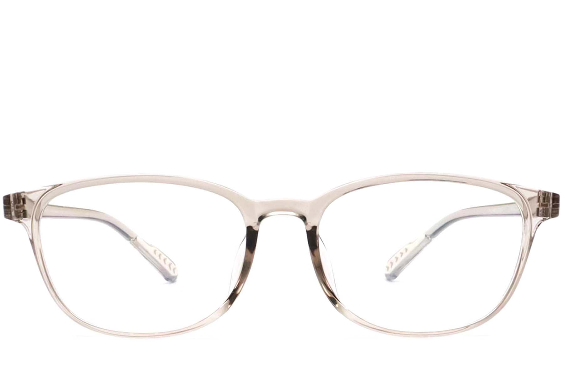 BS0420-0053_Brown_Rectangular_TR90_Glasses_front