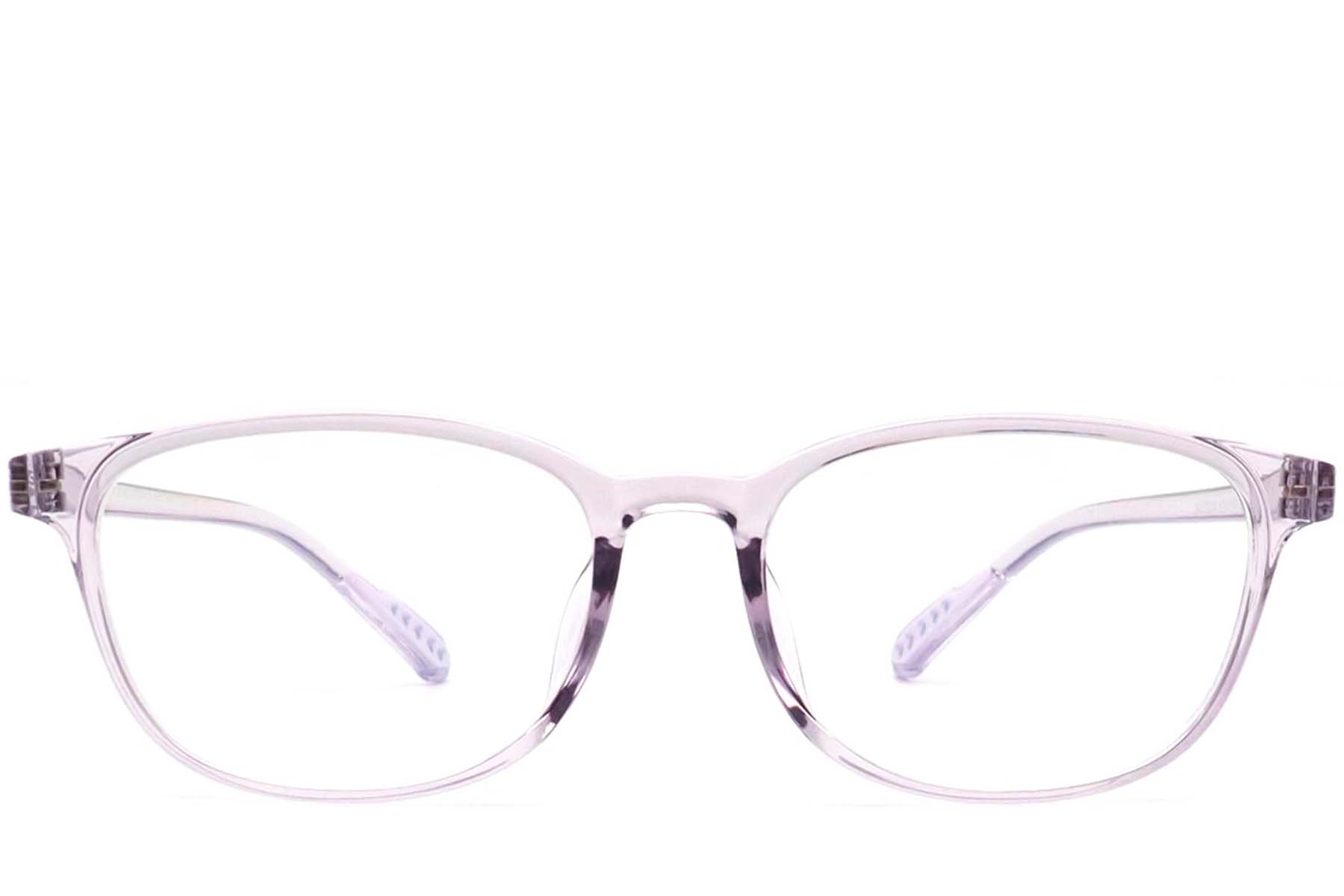 BS0420-0054_Purple_Rectangular_TR90_Glasses_front