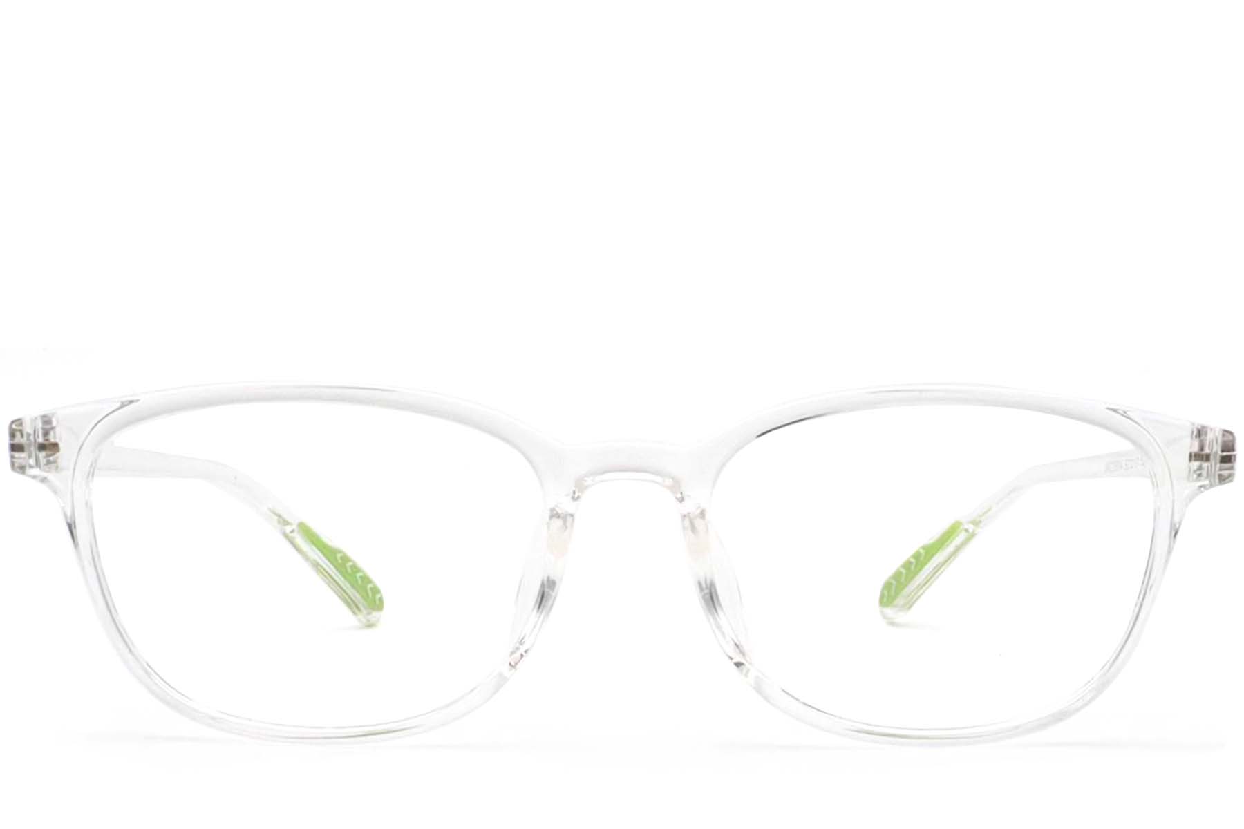 BS0420-0055_Transparent_Rectangular_TR90_Glasses_front