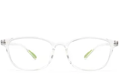 BS0420-0055_Transparent_Rectangular_TR90_Glasses_front