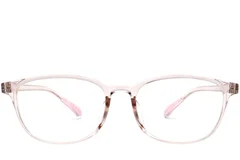 BS0420-0057_Pink_Rectangular_TR90_Glasses_front