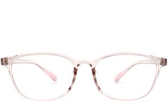 BS0420-0057_Pink_Rectangular_TR90_Glasses_front