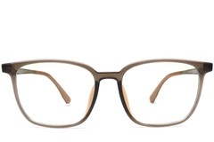 BS0420-0059_Brown_Rectangular_TR90_Glasses_front