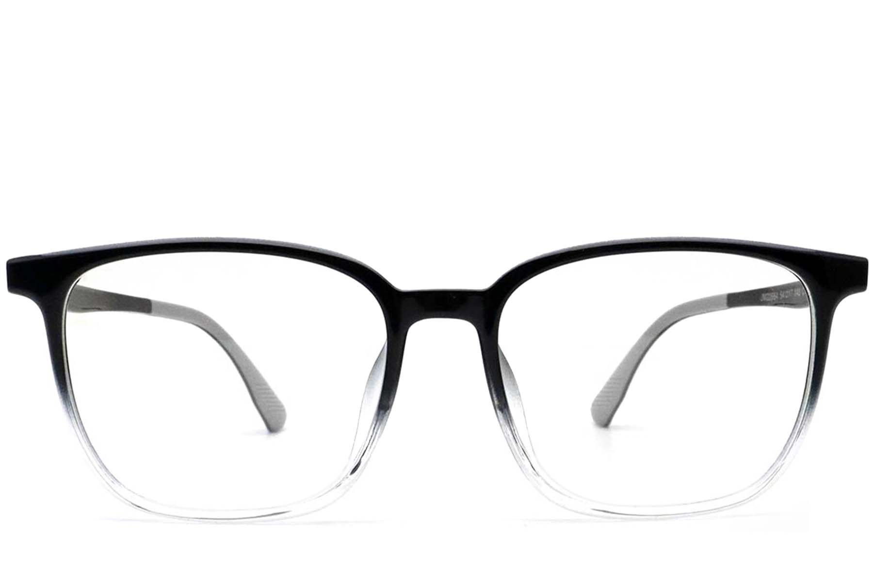 BS0420-0061_Transparent_Rectangular_TR90_Glasses_front