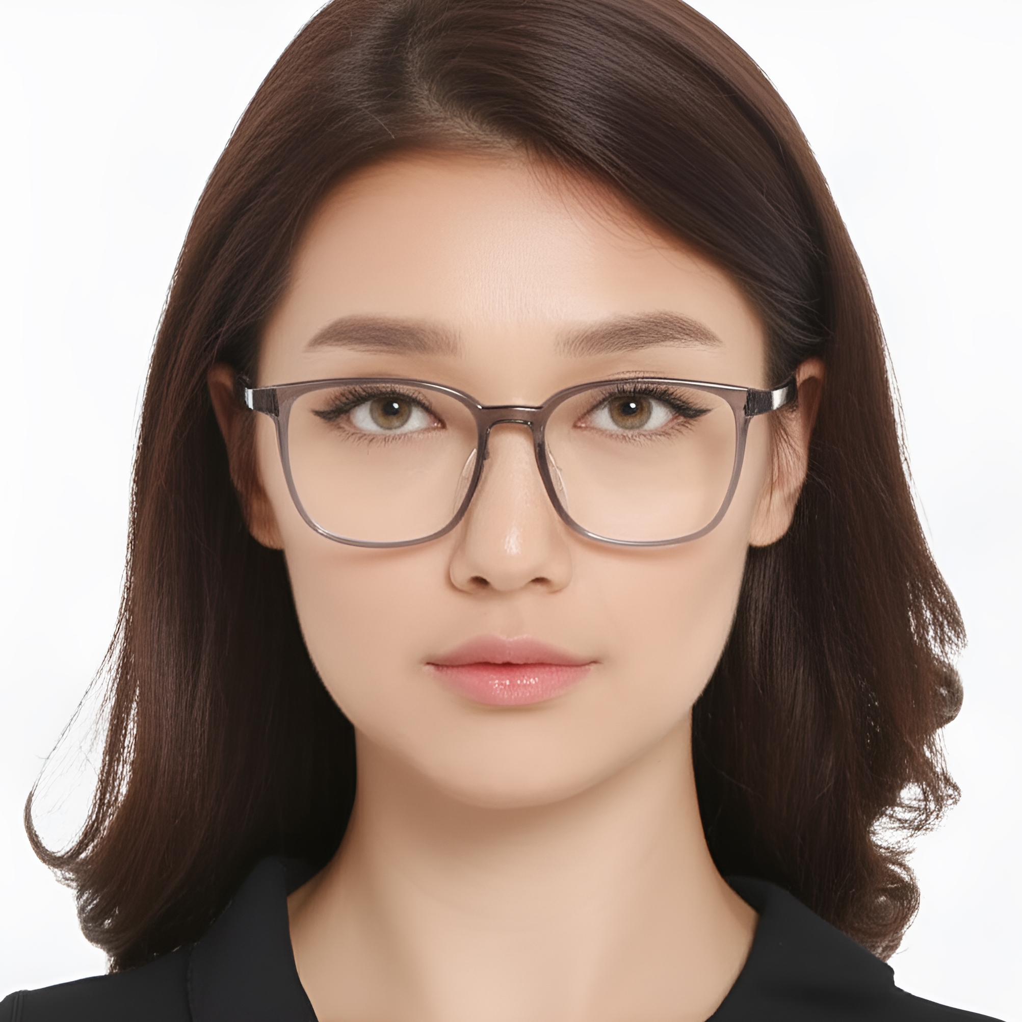 BS0420-0063_Rectangular_Green_TR90_Glasses_model