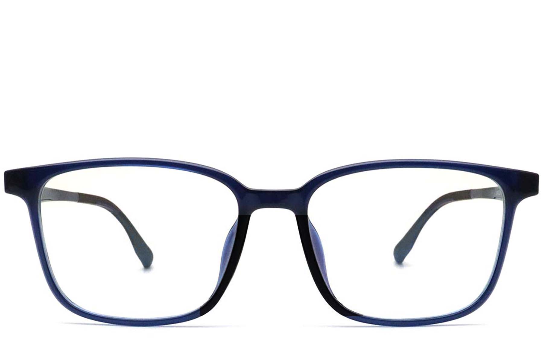 BS0420-0066_Blue_Rectangular_TR90_Glasses_front