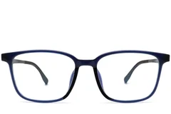 BS0420-0066_Blue_Rectangular_TR90_Glasses_front