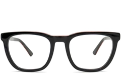 BS0420-0083_Black_Rectangular_Acetate_Glasses_front