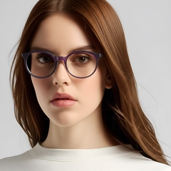 Oval Green Acetate Glasses #BS0420-0096